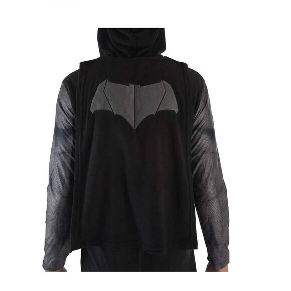 DC Comic Loungewear Pajama Batman Union Suit with Cape Medium NWT - Picture 3 of 4